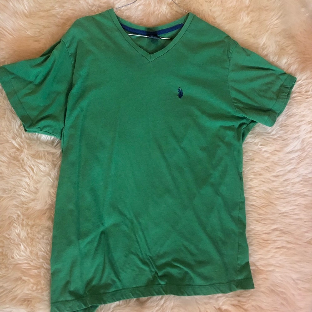 V Neck T-shirt - US Polo - Large